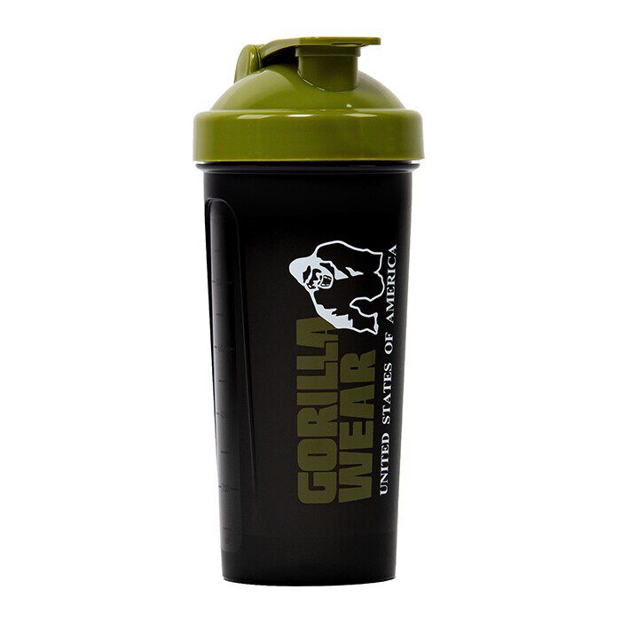 Shaker XXL Musta/vihre&auml; 1000 ml