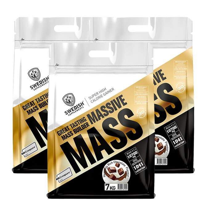 3 x Massive Mass Gainer 7 kg BIG BUY