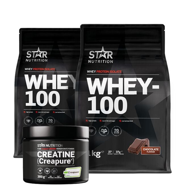 2 x Whey-100 Whey Protein + Creatine Creapure®