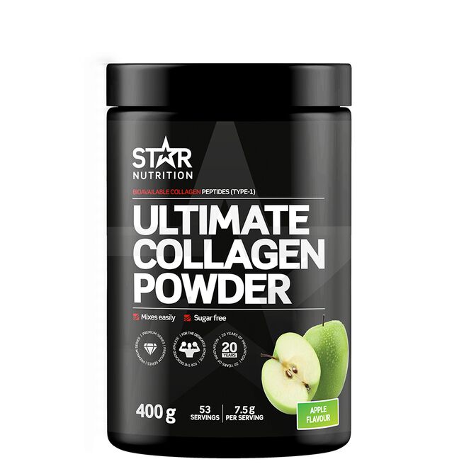 Ultimate Collagen Powder Kollageenipeptidit 400 g Green Apple - NEW
