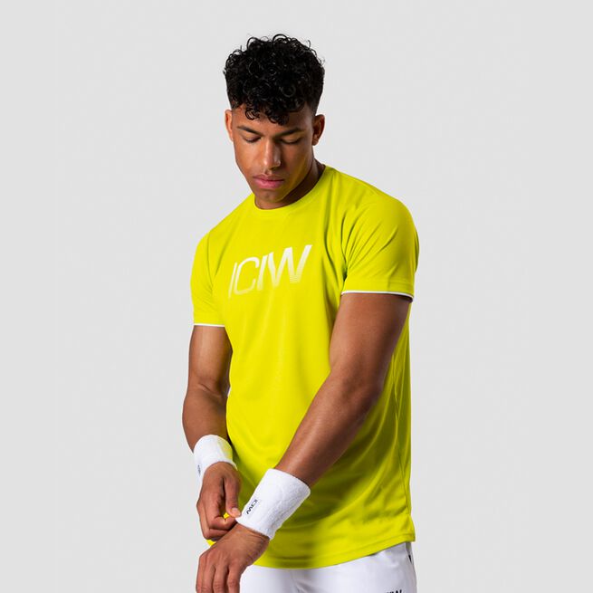Smash Padel Tech T-shirt, Lime/White, L 