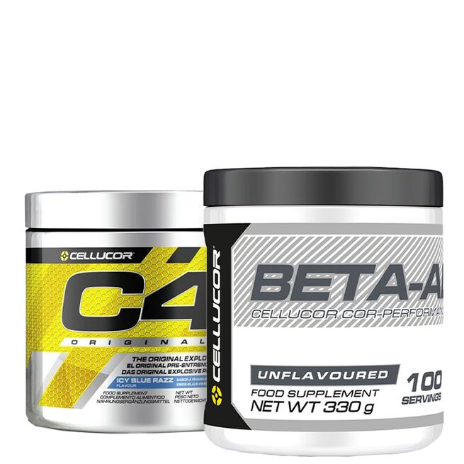 C4 PWO 30 annosta + COR-Performance Beta-alaniini 330 g