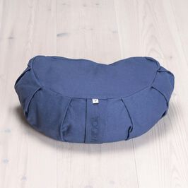 Meditation Cushion Crescent, Blueberry Blue Yogiraj Meditaatiotyyny Crescent Blue