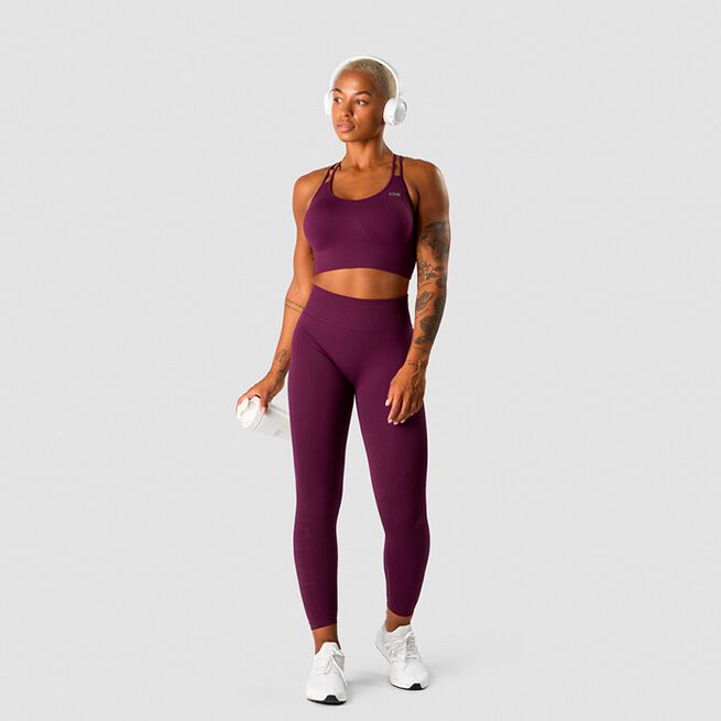 Define Seamless V-shape Tights, Purple