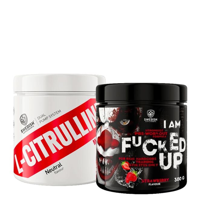 Sitrulliinimalaatti Aminohapot 250 g + F-cked Up Joker Edit PWO 300 g