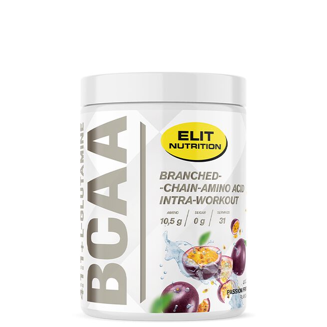 ELIT BCAA 4:1:1 + L-glutamine, 400 g Passion Fruit