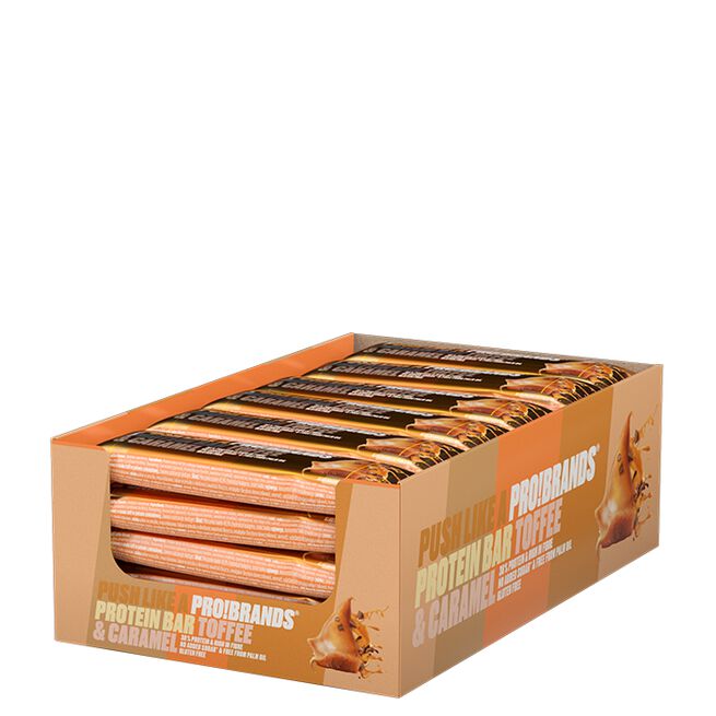 24 x Proteiinipatukka 45 g Toffee & Caramel