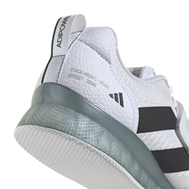 Adipower Weightlifting 3 Kengät Valkoinen Musta/Vihreä