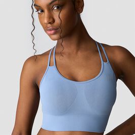 Define Seamless Sports Bra, Metal Blue, L  Define Seamless Sport-rintaliivit Sininen