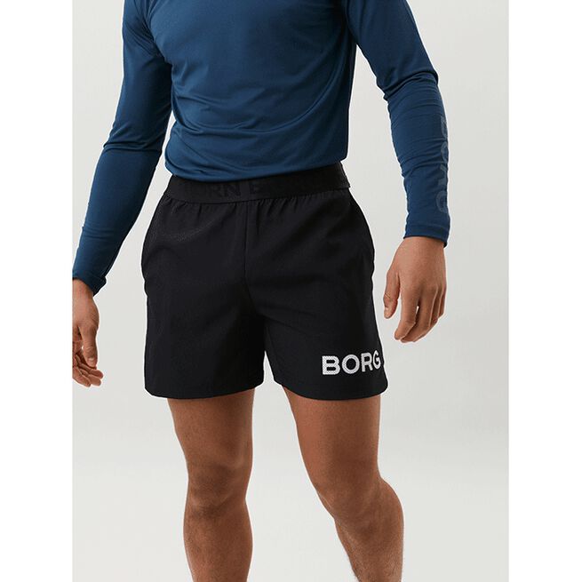 Borg Short Shorts, Black Beauty, M 