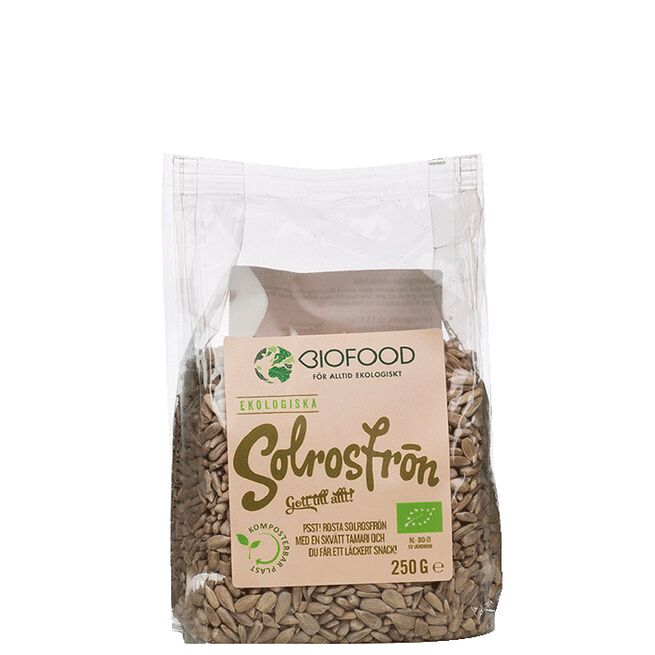 Luomuauringonkukansiemenet 250 g