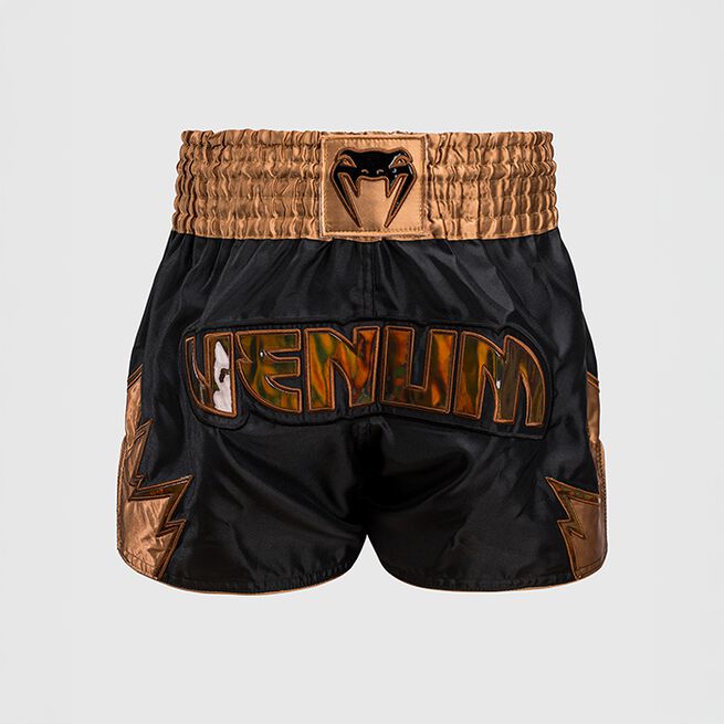 Inferno Muay Thai Shorts Musta Pronssi