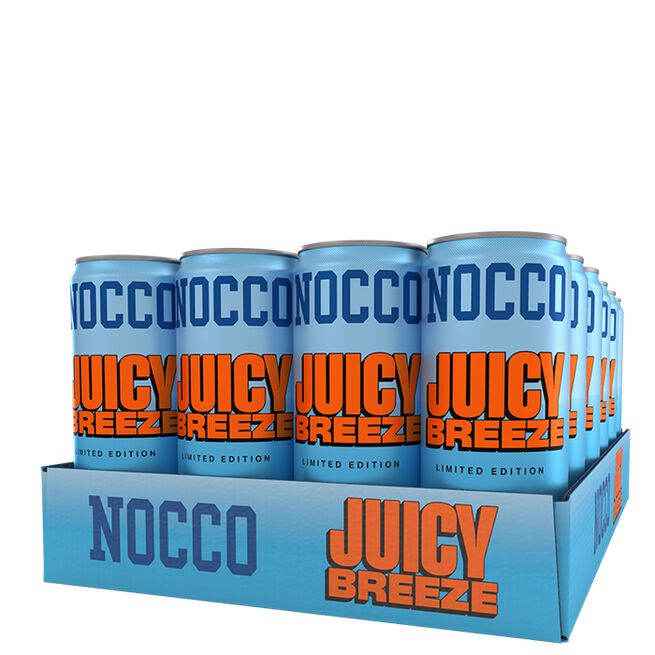 24 x NOCCO BCAA 330 ml Juicy Breeze