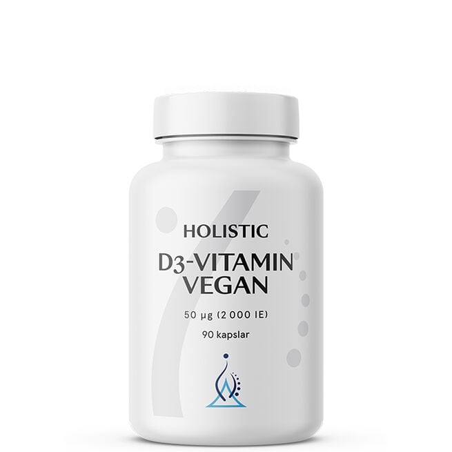 D3-vitamiini, vegaani, 2000 IU (50 µg), 90 kasviskapselia