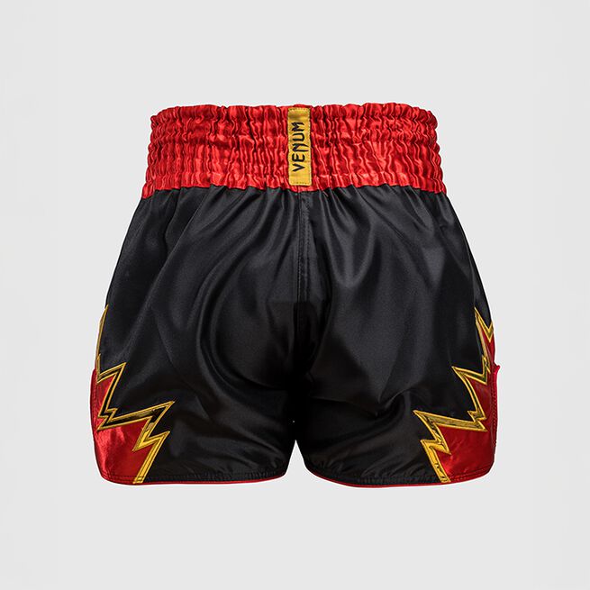 Inferno Muay Thai Shorts Musta Kulta Punainen