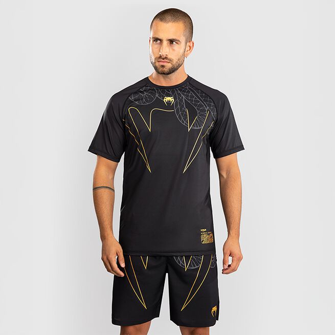 Serpenti Dry Tech T-paita Musta Hopea Kulta
