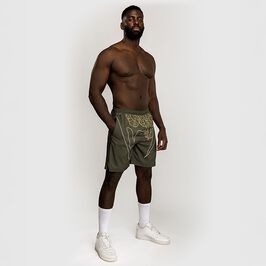 Venum Serpenti Training Shorts Kaki/Bronze/Ivory, L  Serpenti Treenishortsit Khaki Pronssi Ivory