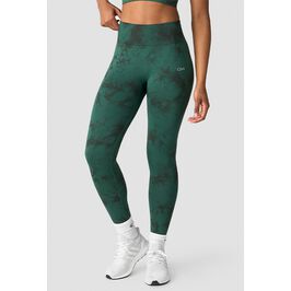 Define Seamless Tie Dye Tights, Hunter Green, XS  Define Treenitrikoot Vihreä