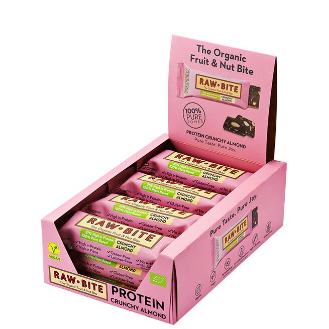 12 x Hedelmä-pähkinäpatukka 50 g Protein/Mandel
