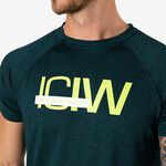 Mesh Training T-shirt, Vivid Green Melange, L 