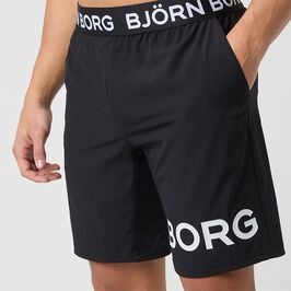 Borg Shorts, Black Beauty, L  Shortsit Musta