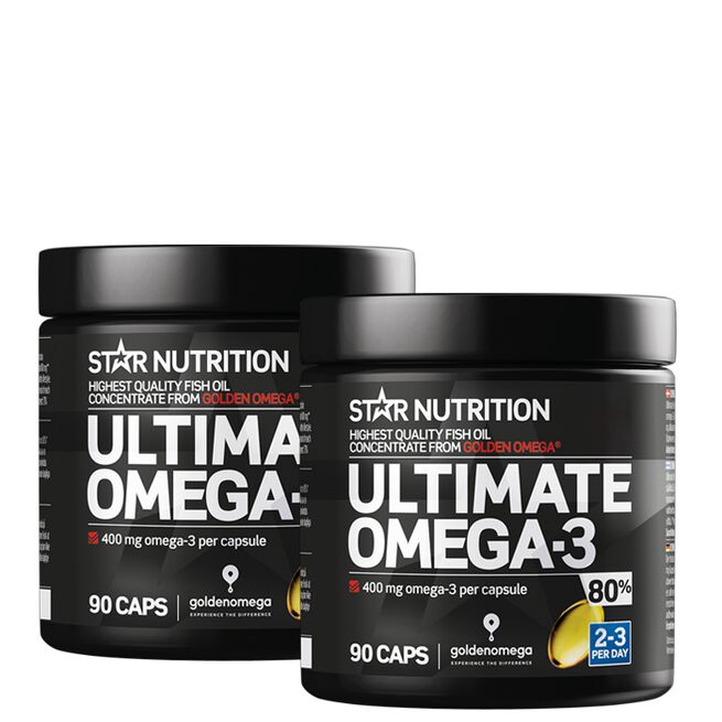 2 x Ultimate Omega-3 80% 90 kapselia