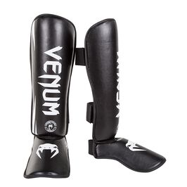 Venum Challenger Standup Shin Guards - Black Venum "Challenger" Standup Shinguards, Black