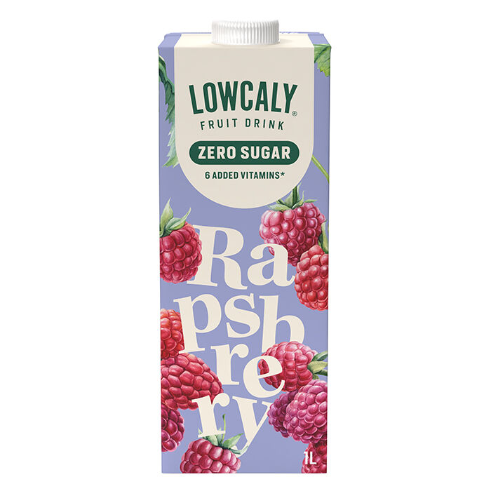 Lowcaly Hedelm&auml;juoma 1000 ml Raspberry