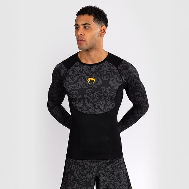 Venum x Ilia Topuria Unmatched Pitkähiha Rashguard Musta Kulta