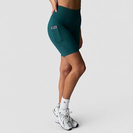 Define Seamless Pocket Biker Shorts, Forrest Green, L  Define Pyöräilyhousut Vihreä
