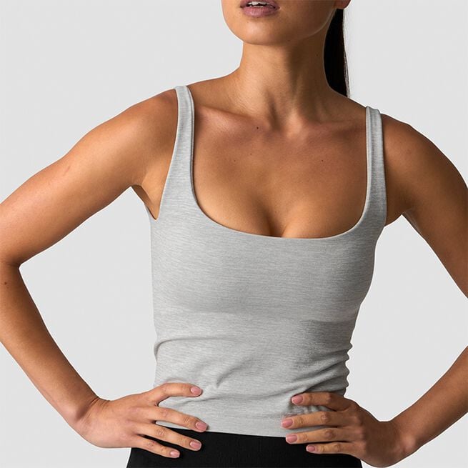 Smooth Seamless 2-in-1 Toppi Harmaa