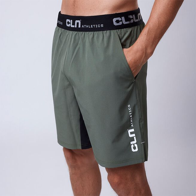CLN Dino Stretch Shorts, Moss Green