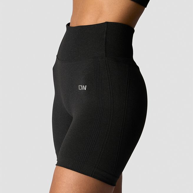 Soft Seamless Shorts Musta