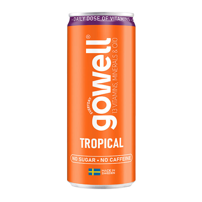24 x GoWell Functional Drink 24 x 33 cl Tropical