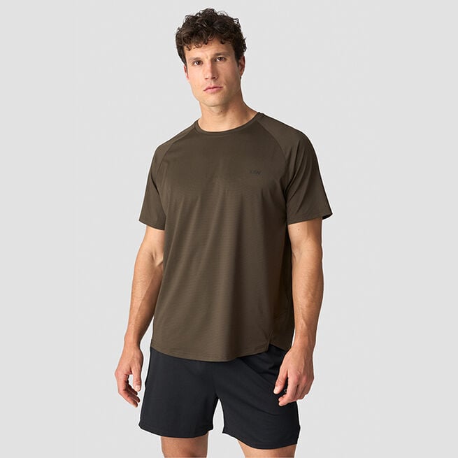 Stride Raglan T-shirt, Smokey Brown