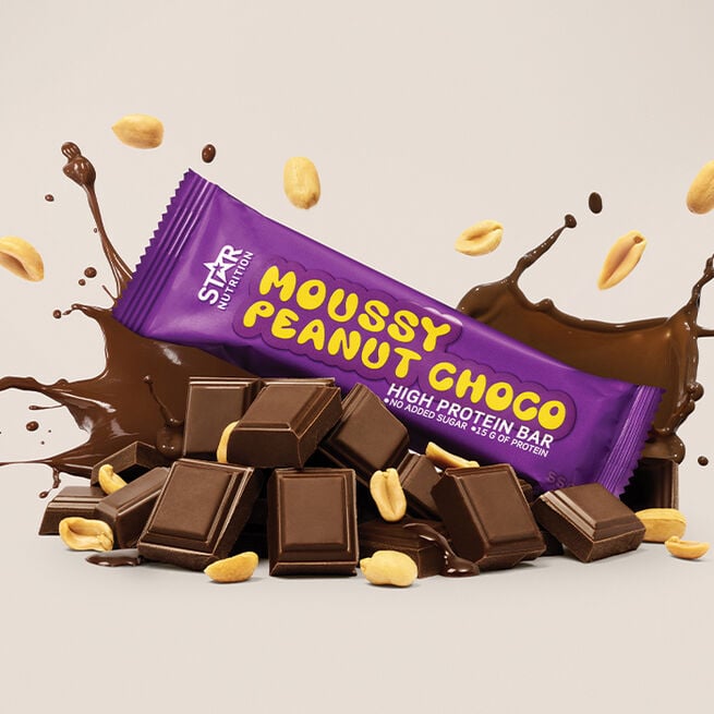 12 x Soft Protein Bar 55 g Moussy Peanut Choco