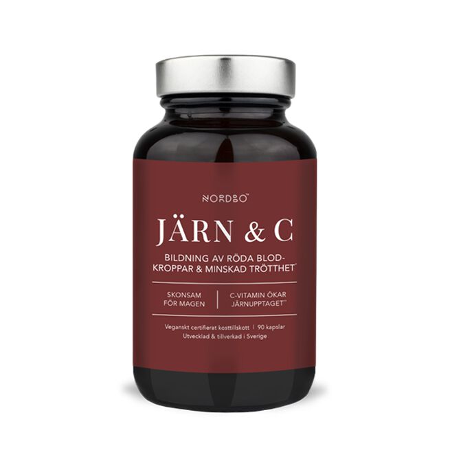 Järn & C-vitamin 90 kapslar