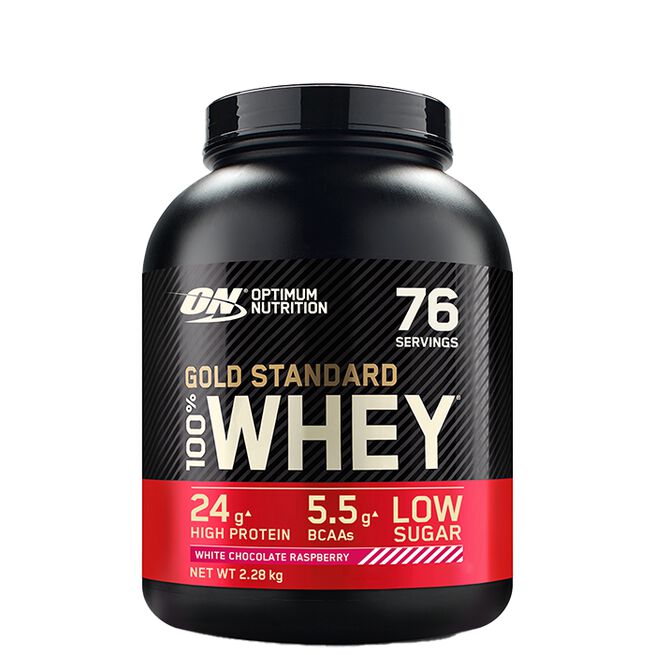 100 % Whey Gold Standard Heraproteiini 2273 g White Chocolate Raspberry