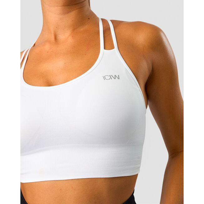 Define Seamless Sports Bra, White