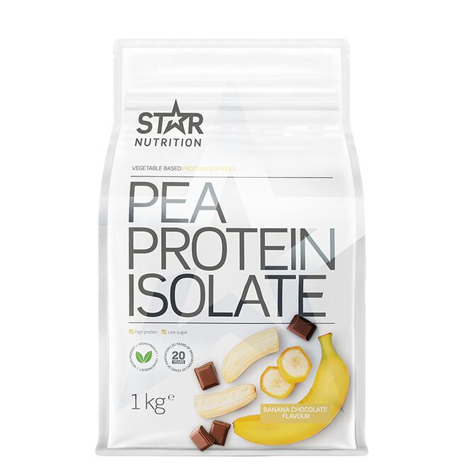 Herneproteiini-isolaatti 1 kg Banana Chocolate (NEW)