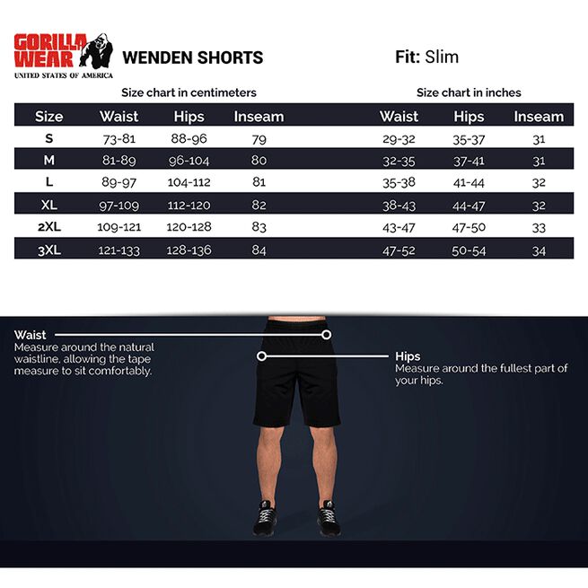 Wenden Track Shorts, Black/White, XXXL 