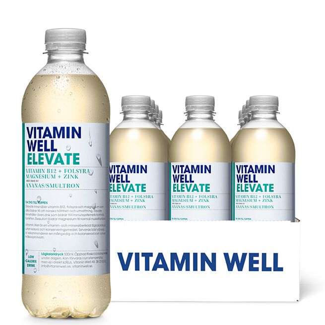 12 x Vitamin Well, 500ml, Elevate