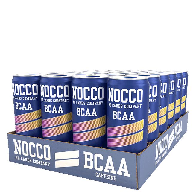 24 x NOCCO BCAA, 330 ml, Cloudy Soda, FI 