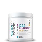 Nutriworks DAA d-aspartic acid 100%, 200 g, Natural