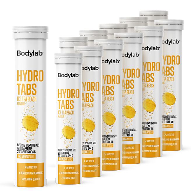 12 x Bodylab Hydro Tabs, Ice Tea Peach SE DK (12x20 tabs) Ice Tea Peach