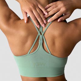 Define Seamless Sports Bra, Light Moss, L  Define Seamless Sport-rintaliivit Vaaleanvihreä