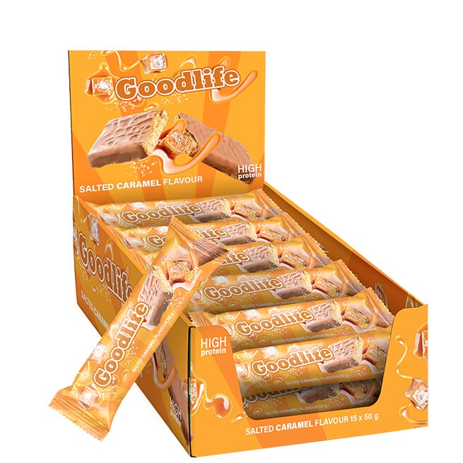 15 x Proteiinipatukka 50 g Salted Caramel