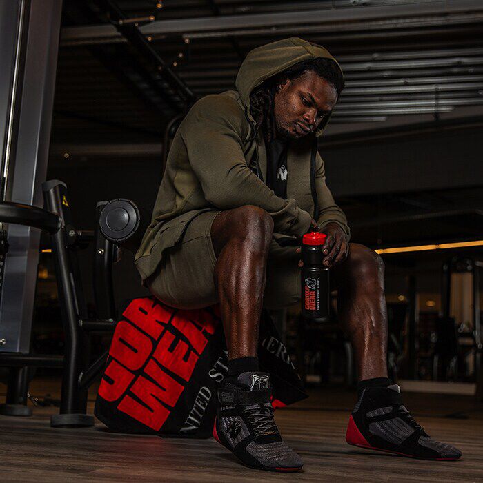 gorilla wear high tops red