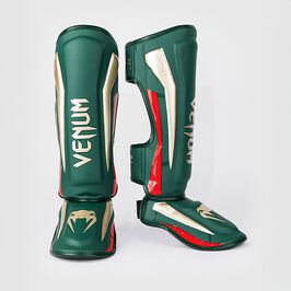 Venum Elite Shin Guards Green, M  Elite Säärisuojat Vihreä