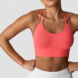 Define Seamless Sports Bra, Dark Pink Peach, L  Rush Seamless Urheil bras Tummansininen